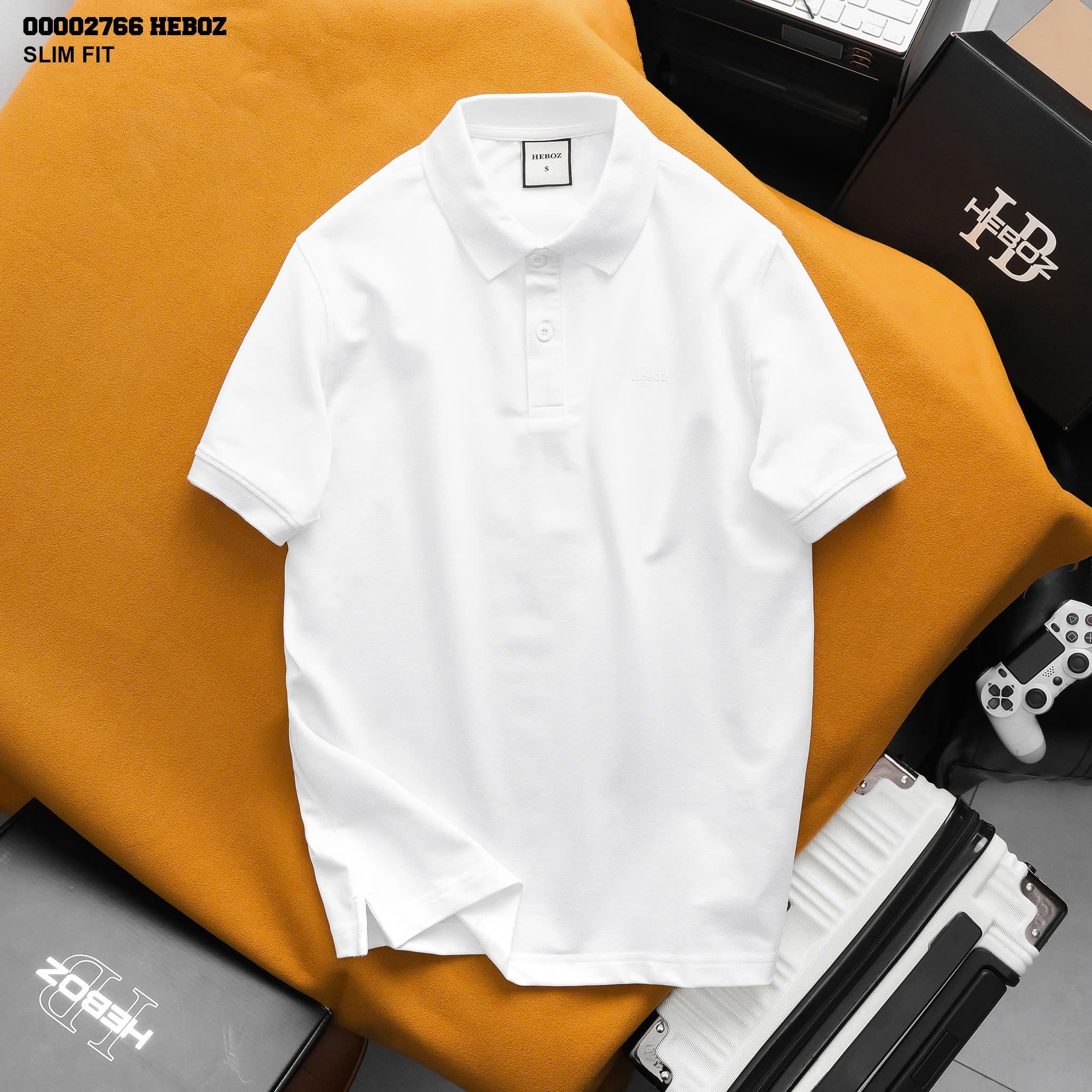  Áo polo nam Heboz basic slim 5M - 00002766 