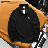 Áo polo nam Heboz dài tay zip 3M - 00002824 