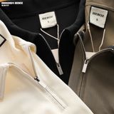  Áo polo nam Heboz dài tay zip 3M - 00002824 