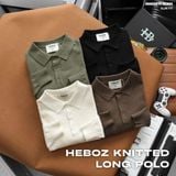  Áo polo nam Heboz len dài tay 4M - 00002870 