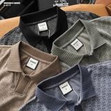  Áo polo nam Heboz pattern V 4M - 00002843 