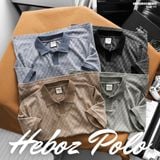  Áo polo nam Heboz pattern V 4M - 00002843 