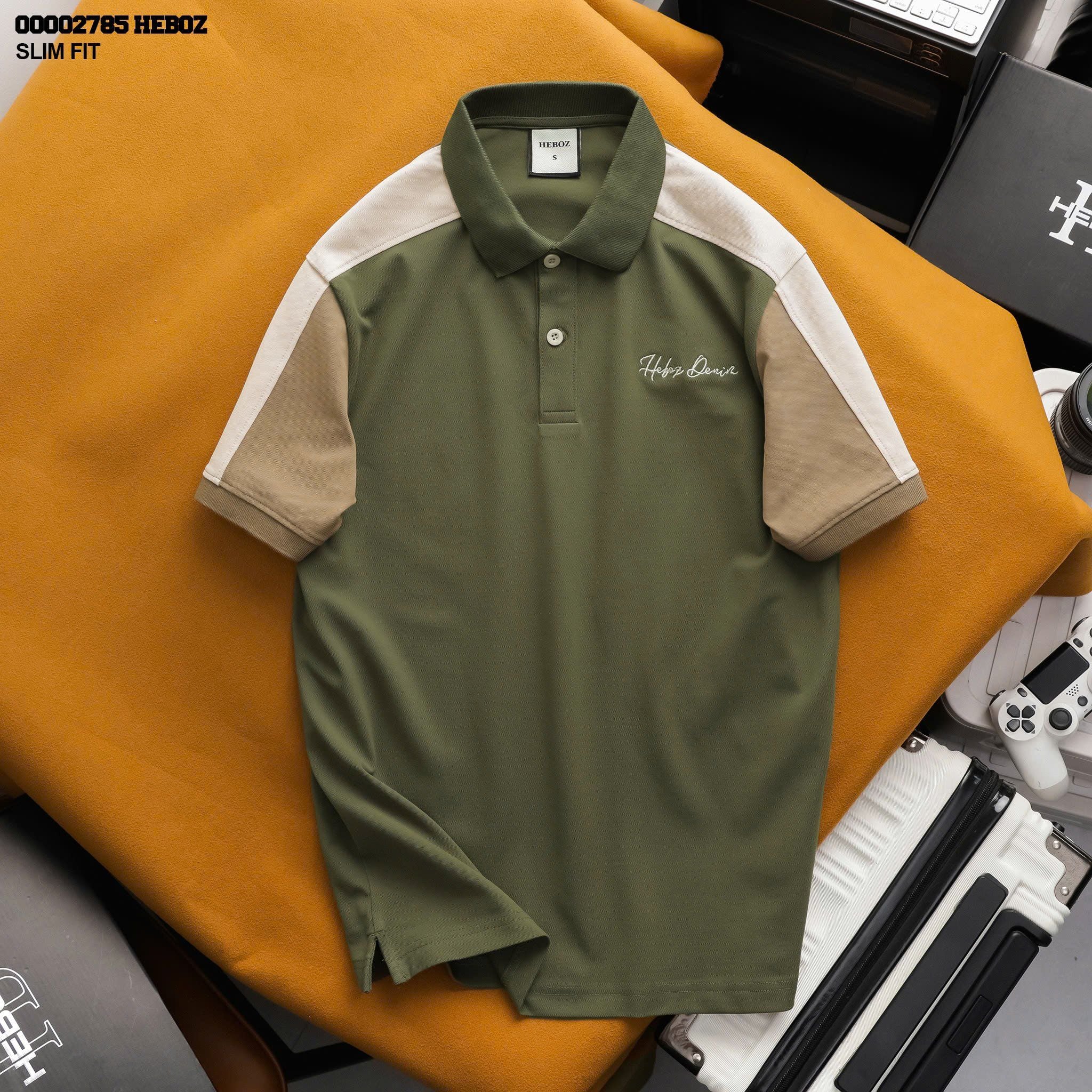  Áo polo nam Heboz phối màu 3M - 00002785 