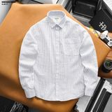  Áo sơ mi HEBOZ linen mini stripped 2M - 00003202 