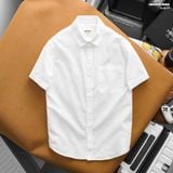  Áo sơ mi HEBOZ linen ngắn tay 4M - 00003175 