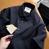  Áo sơ mi nam HEBOZ ngắn tay cotton chéo 5M - 00003147 