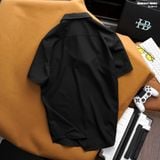  Áo sơ mi nam HEBOZ ngắn tay cotton chéo 5M - 00003147 