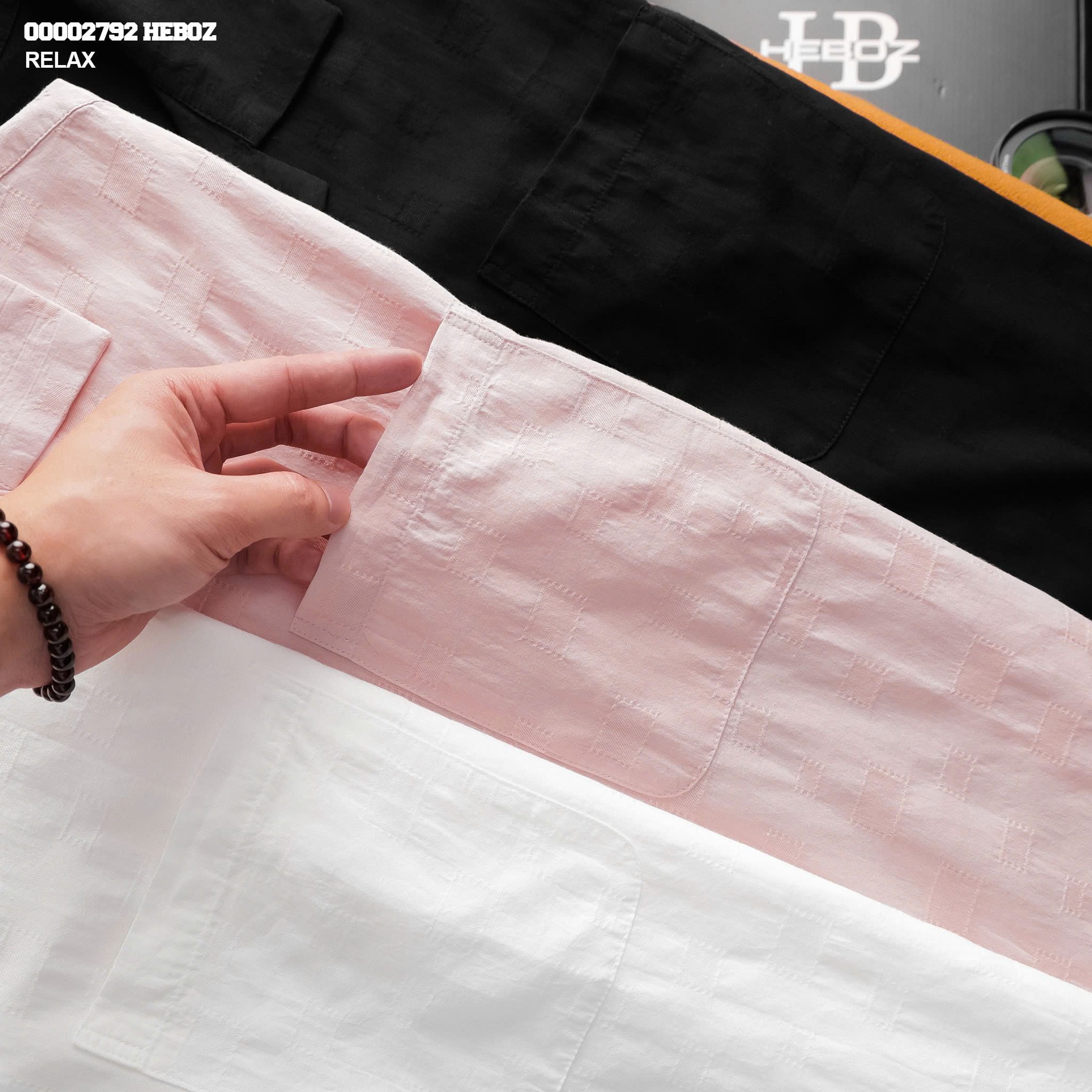  Áo sơ mi Heboz NT Pijama embossed 3M - 00002792 