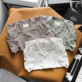  Áo sơ mi nam HEBOZ pijama double striped 3M - 00003144 