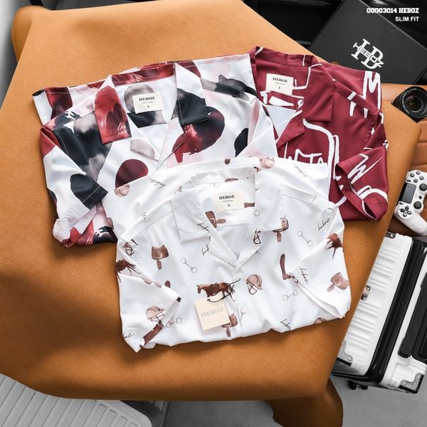  Áo sơ mi nam HEBOZ urban Equestrian 3M - 00003014 