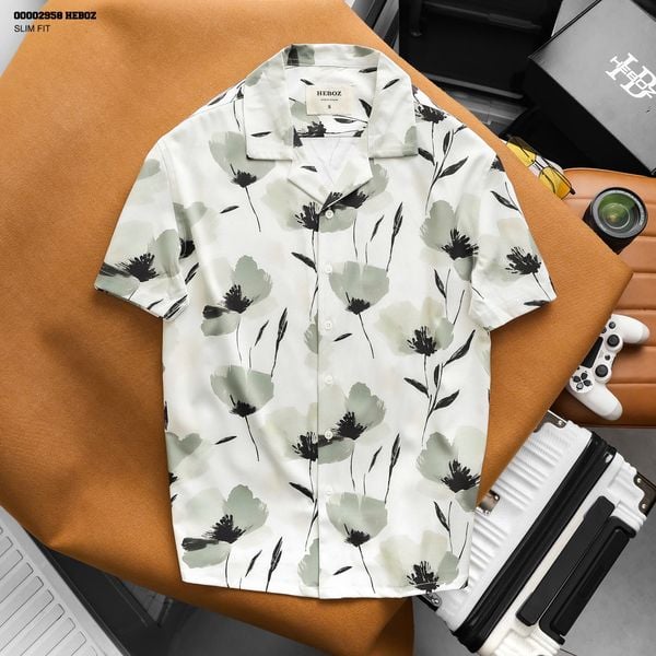  Áo sơ mi nam Heboz Urban Mist - 00002958 