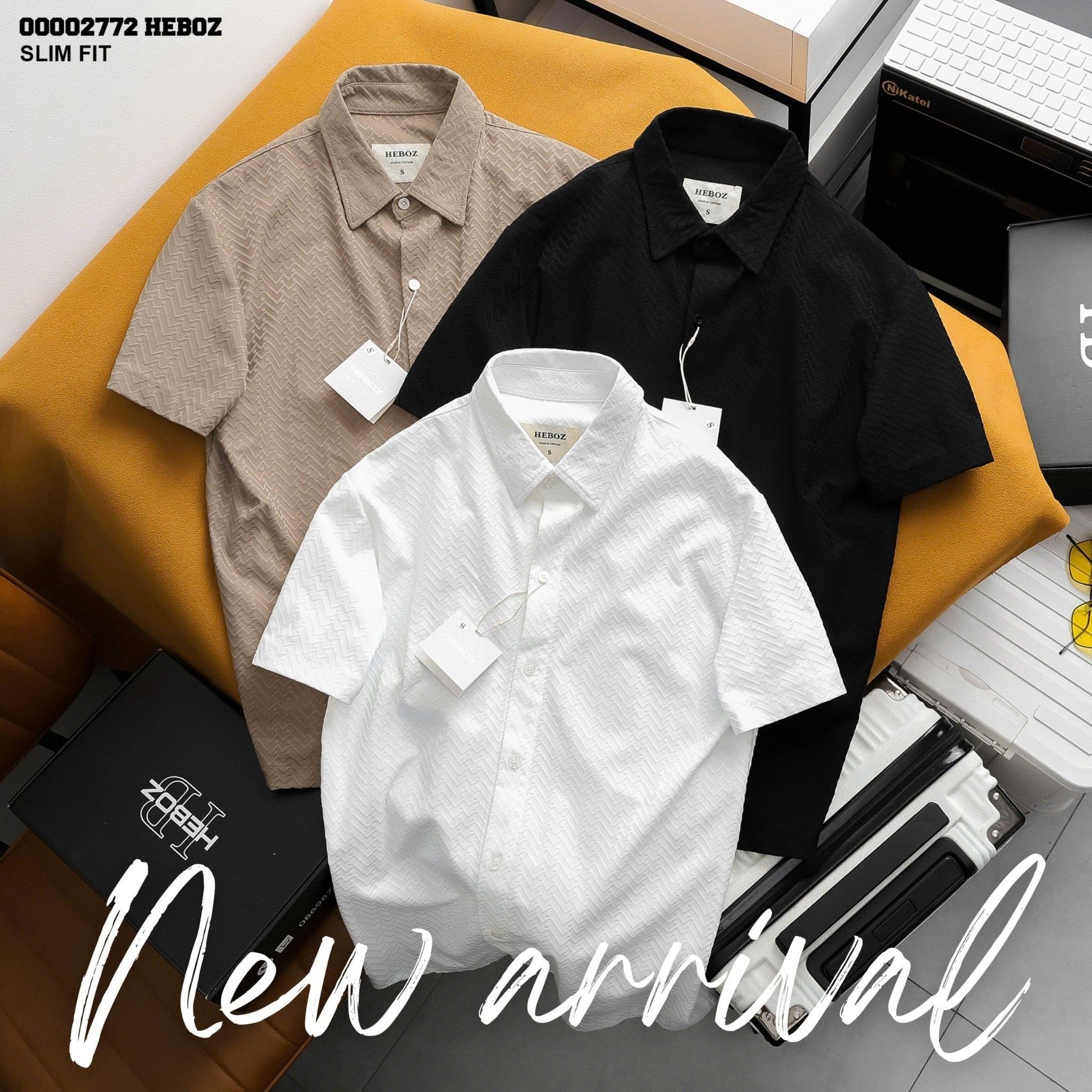  Áo sơ mi nam Heboz elegance 3M - 00002772 