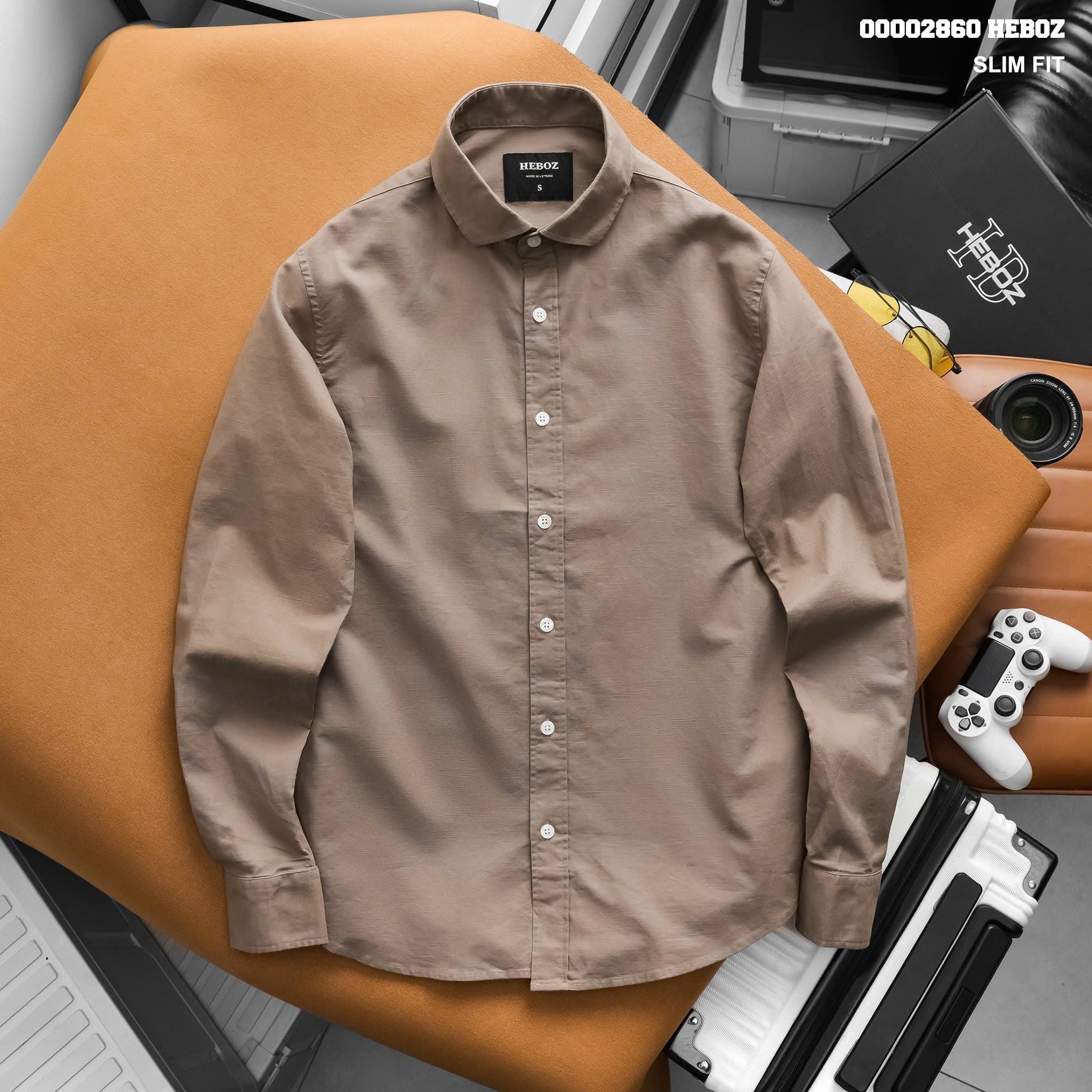  Áo sơ mi nam Heboz linen 3M - 00002860 