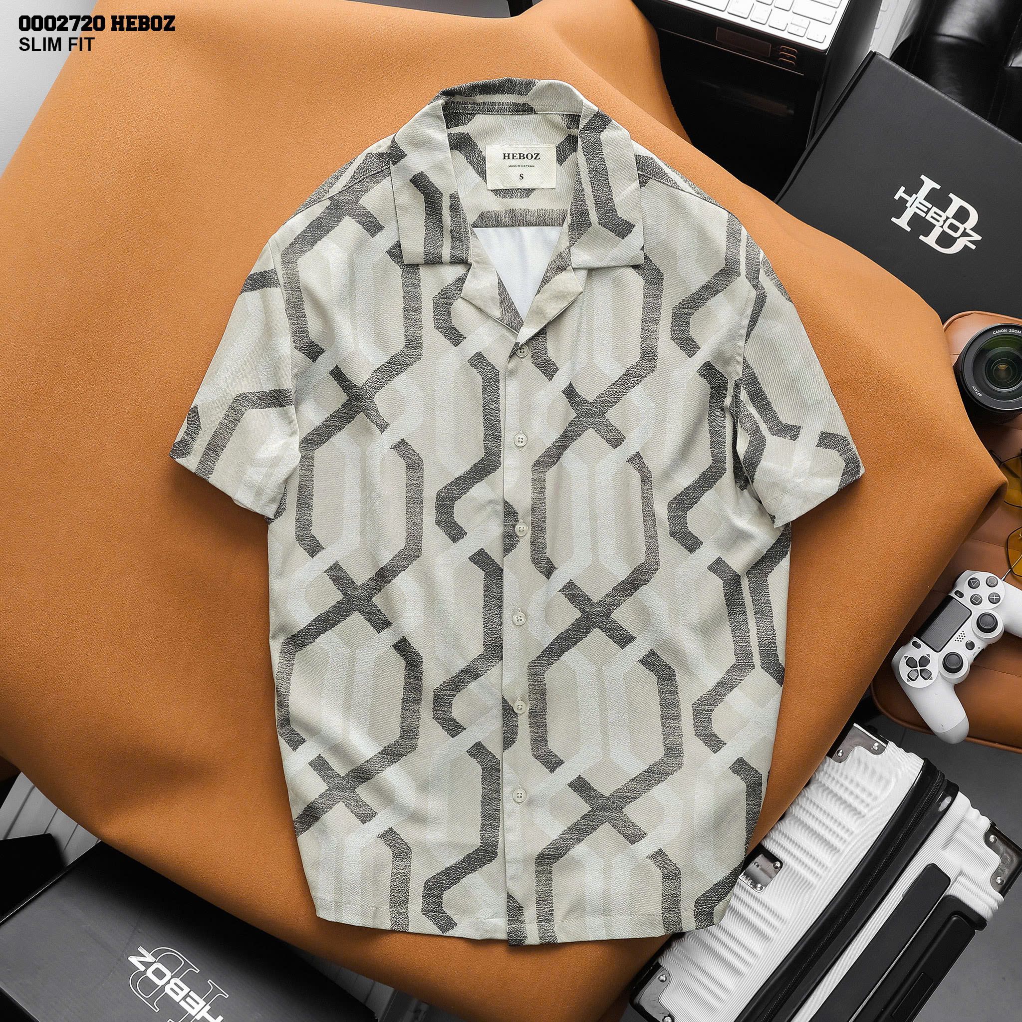  Áo sơ mi nam Heboz pijama party 4M - 00002720 