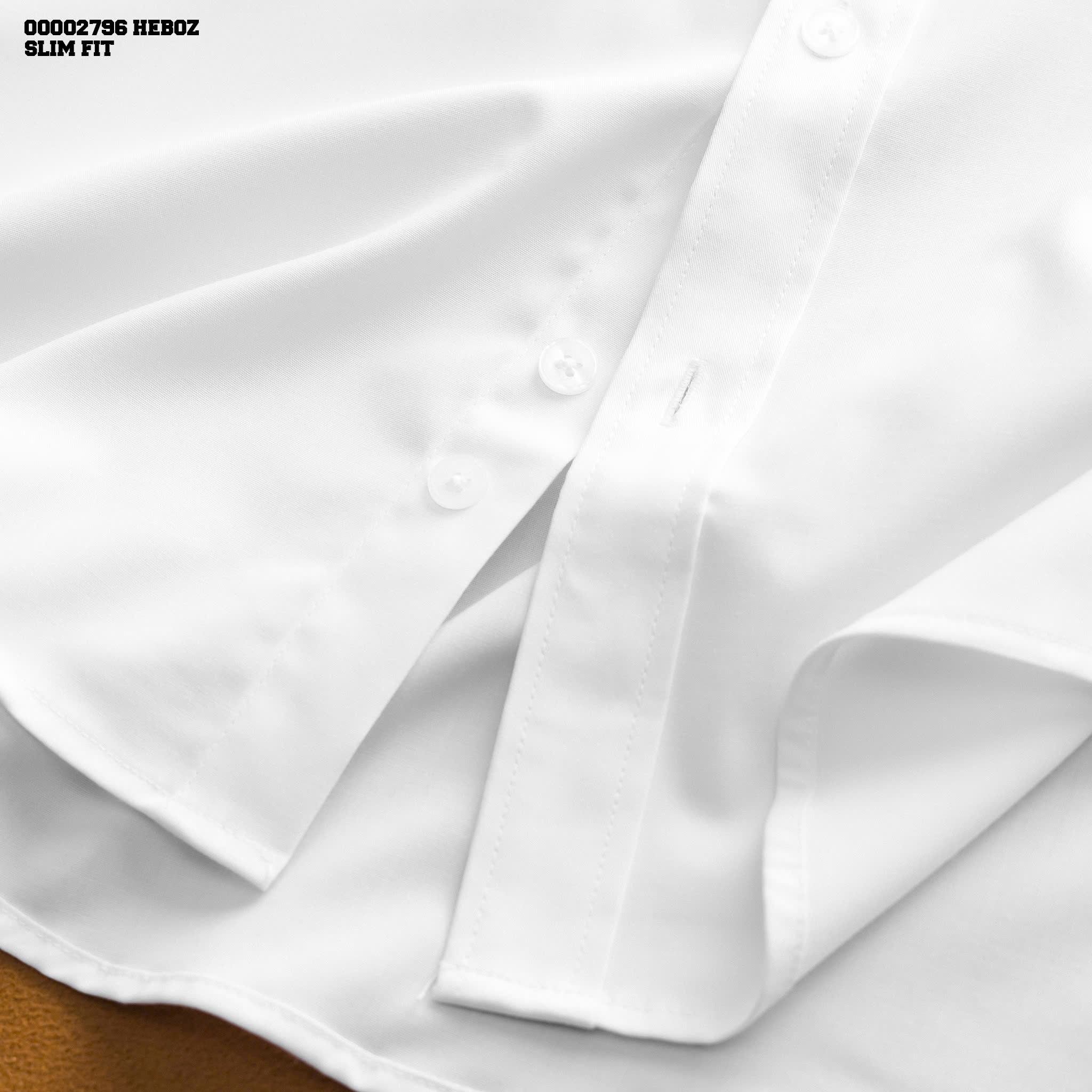  Áo sơ mi trắng Heboz daily - 00002796 