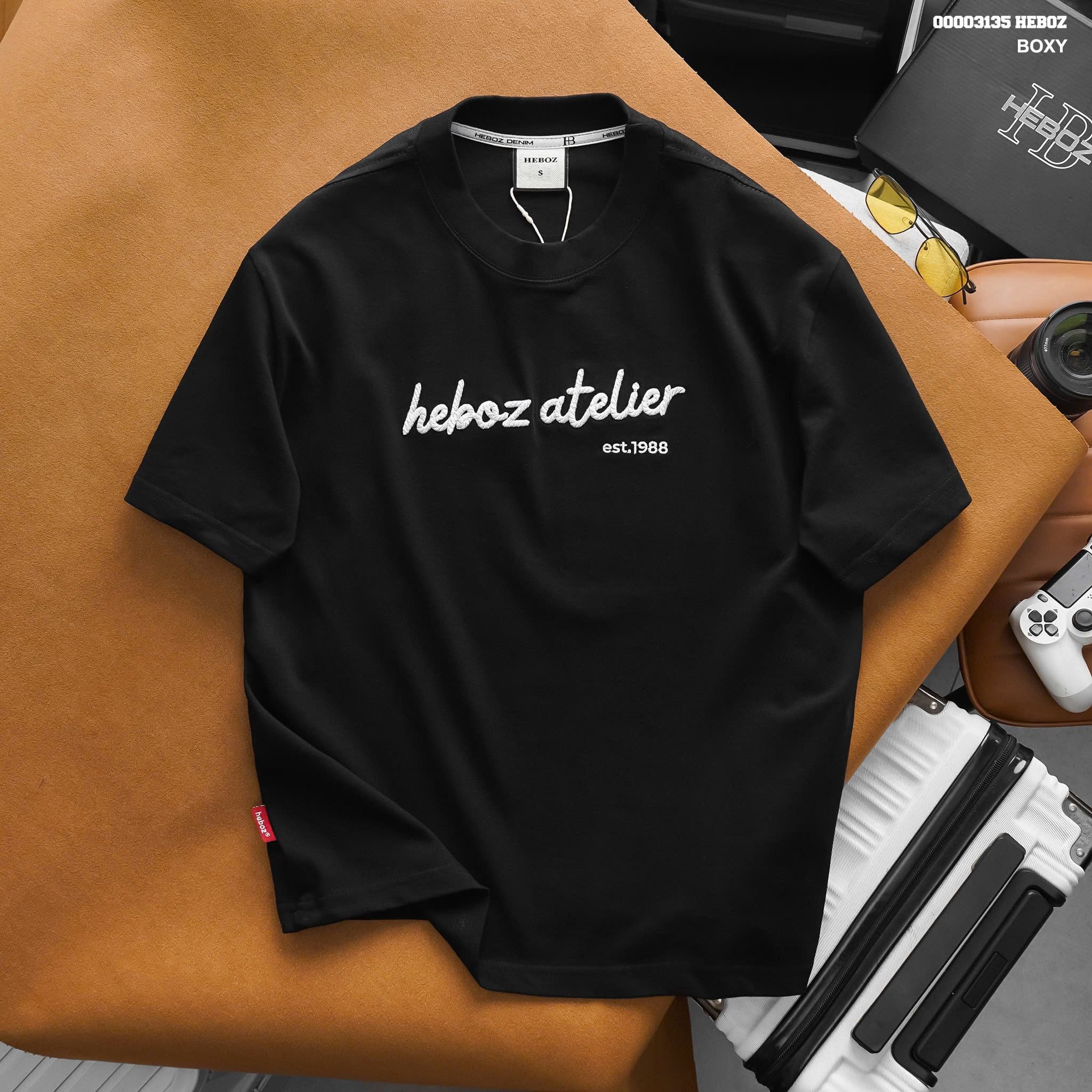  Áo thun nam HEBOZ atelier boxy 3M - 00003135 