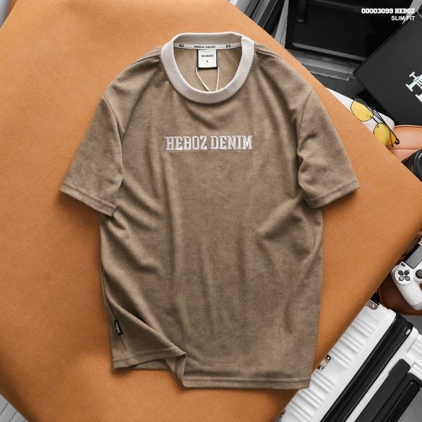  Áo thun nam HEBOZ Classic Wash 2M - 00003099 