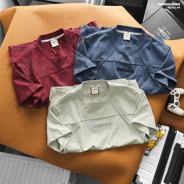  Áo thun nam Heboz classic wash 3M - 00003110 