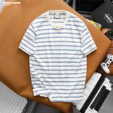  Áo thun nam Heboz double striped slim 3M - 00002945 