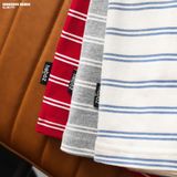  Áo thun nam Heboz double striped slim 3M - 00002945 