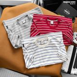  Áo thun nam Heboz double striped slim 3M - 00002945 