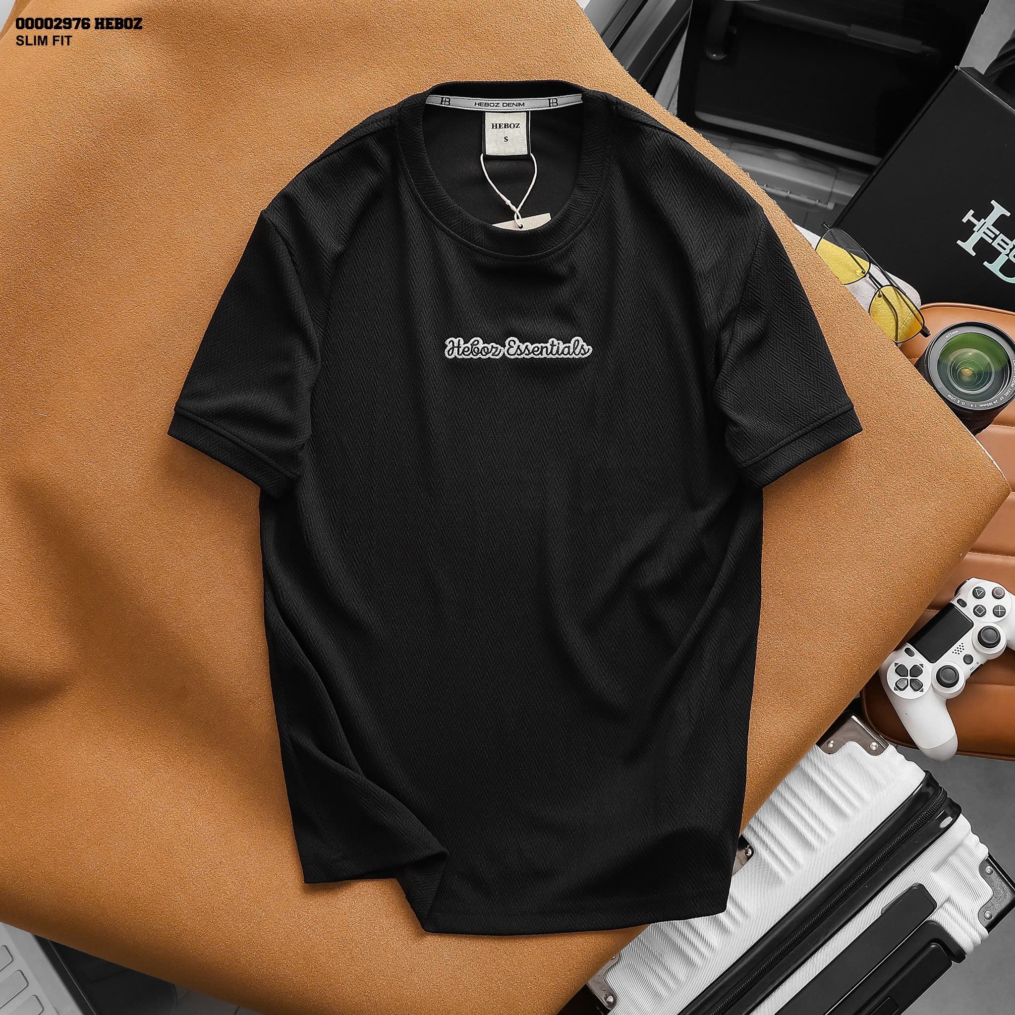  Áo thun nam HEBOZ Essentials Texture 3M - 00002976 