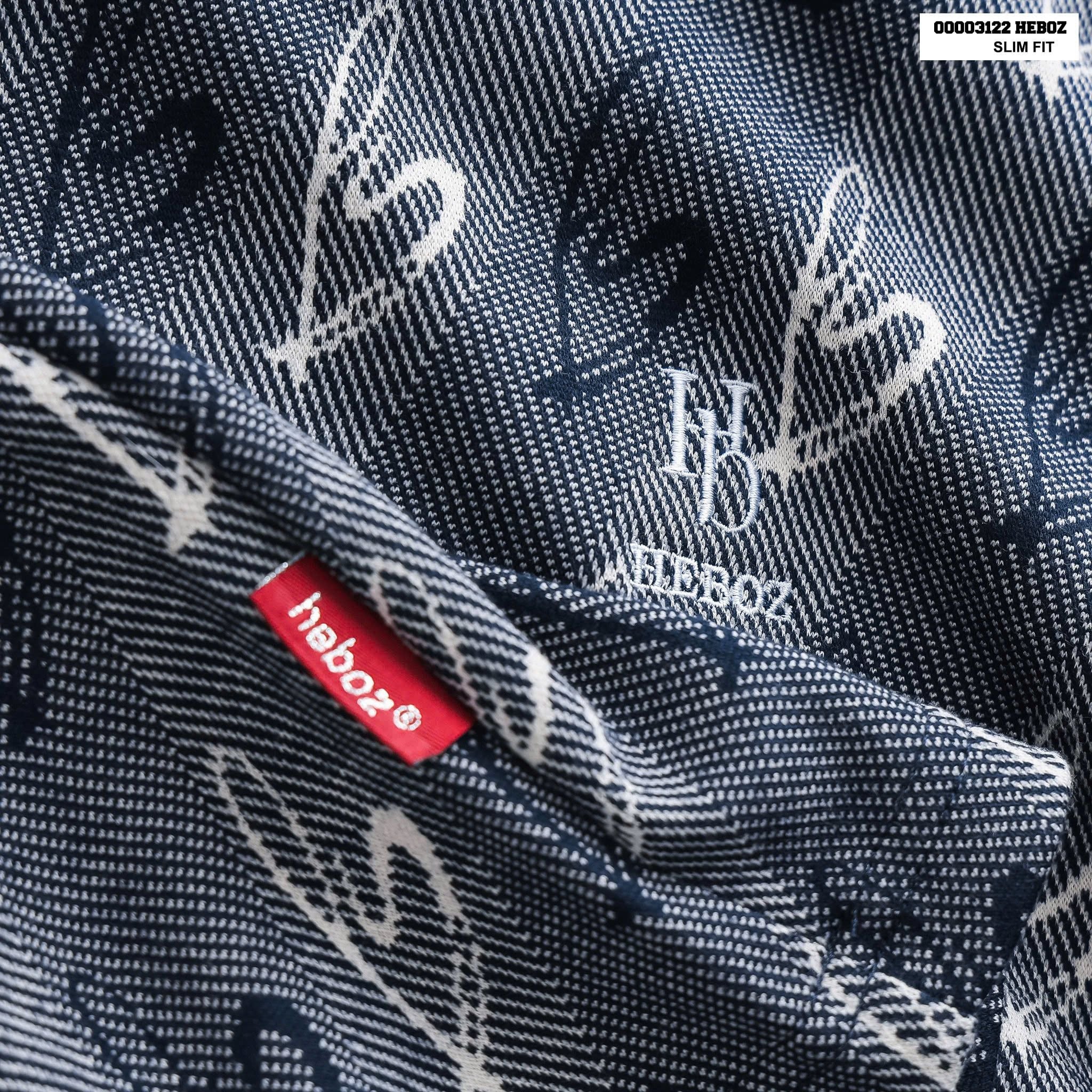  Áo thun nam HEBOZ love denim 2M - 00003122 