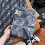  Áo thun nam HEBOZ love denim 2M - 00003122 