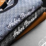  Áo thun nam Heboz pattern logo thêu 2M - 00002927 