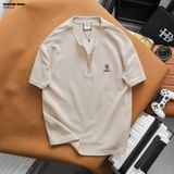  Áo thun Nam HEBOZ Pique Zipped Collar 3M - 00002986 