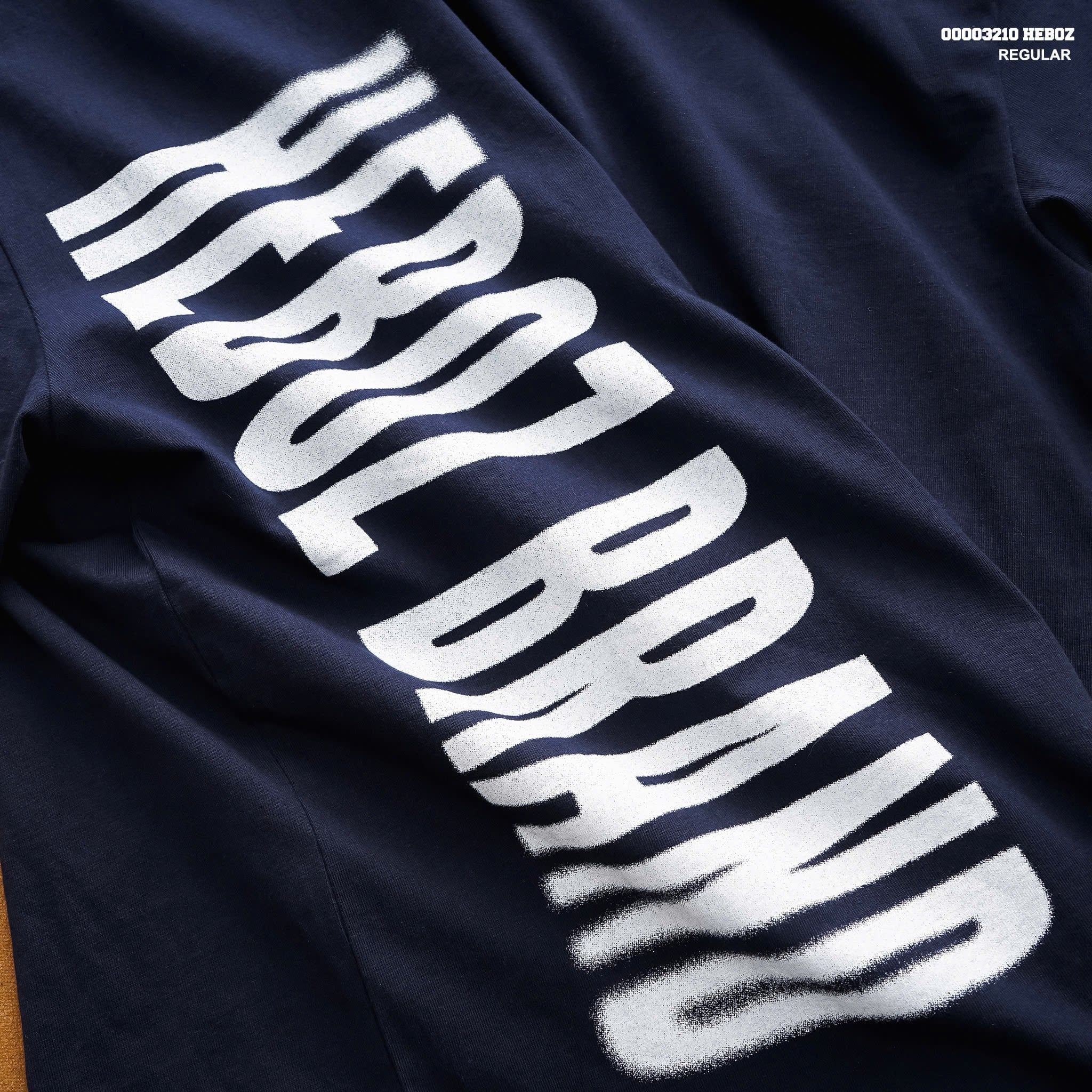  Áo thun HEBOZ print brand regular - 00003210 