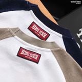  Áo thun nam HEBOZ raglan rib 2M - 00003105 