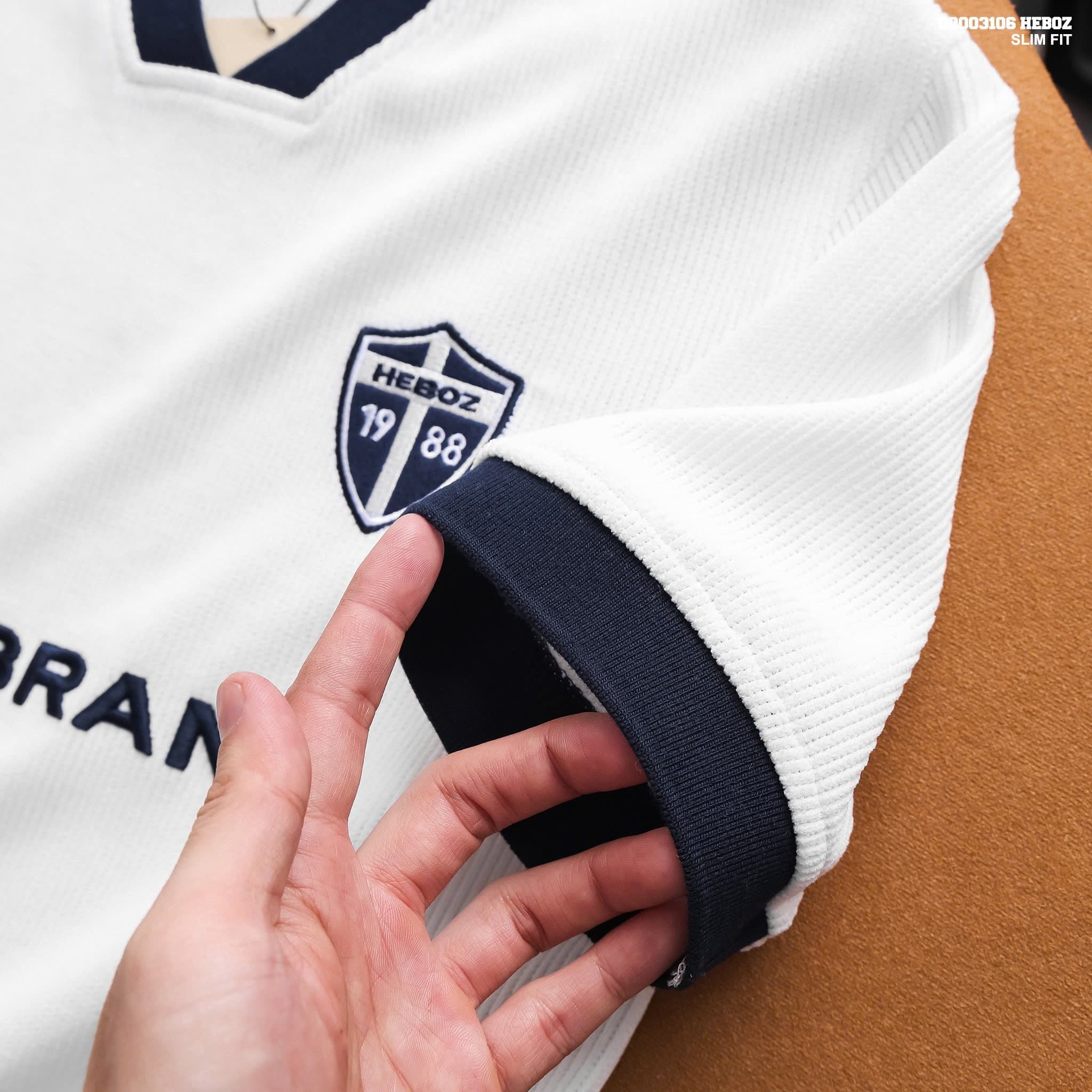  Áo thun nam HEBOZ Royal Crest - 00003106 