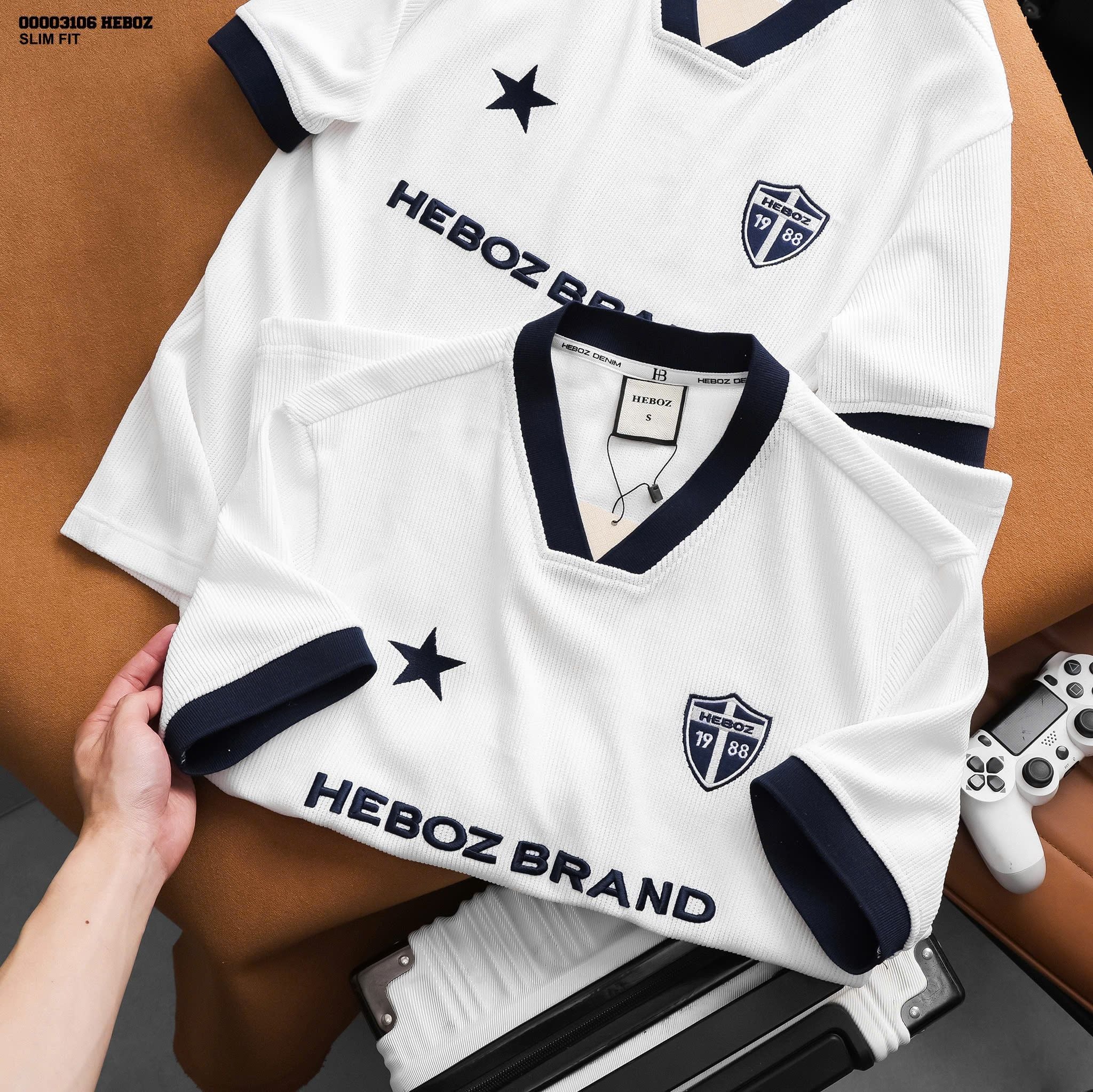  Áo thun nam HEBOZ Royal Crest - 00003106 