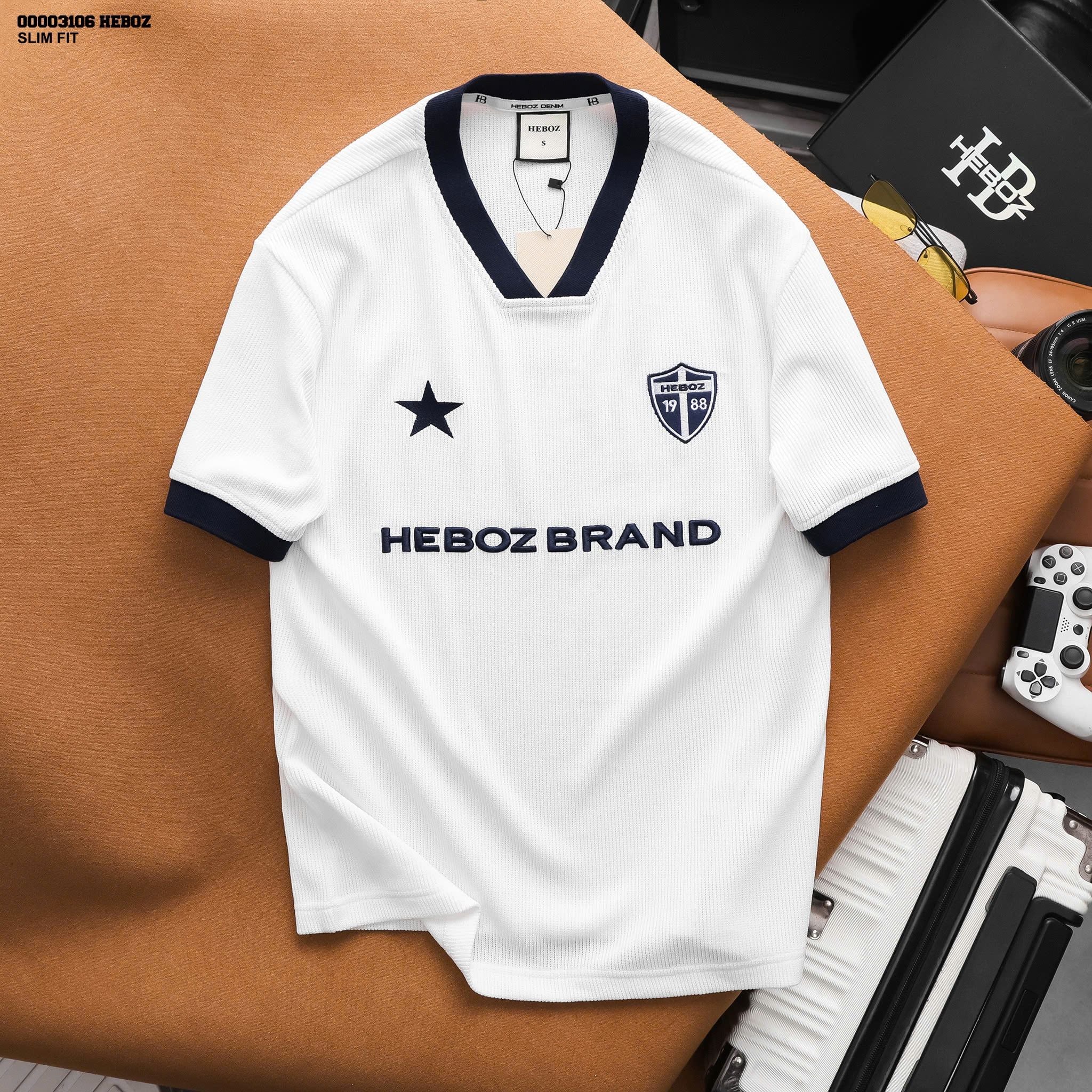  Áo thun nam HEBOZ Royal Crest - 00003106 