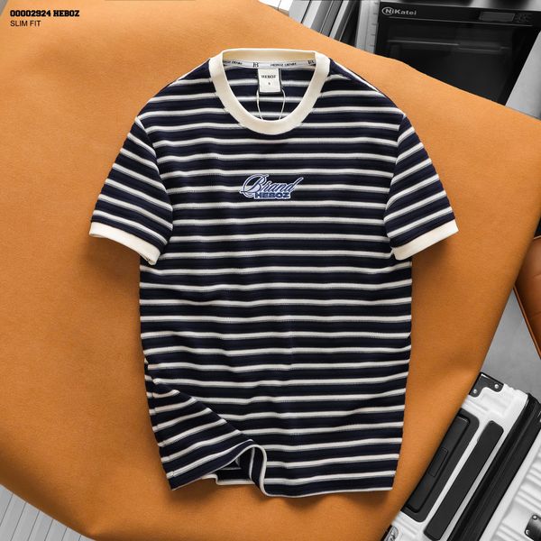  Áo thun nam Heboz striped retro 2M - 00002924 