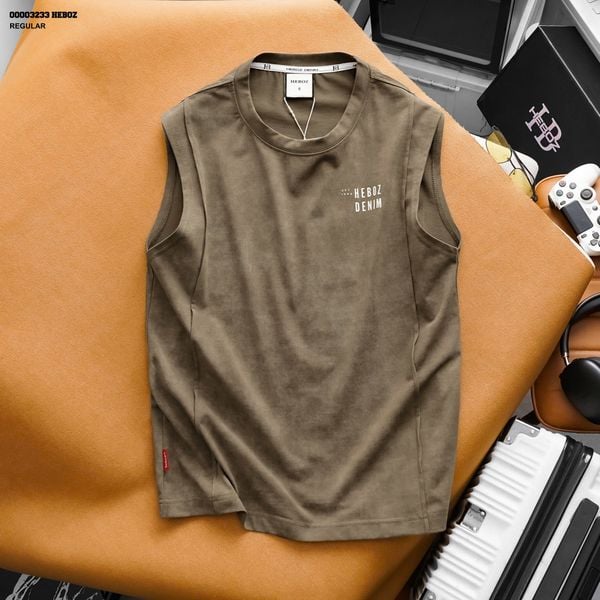  Áo thun HEBOZ tanktop wash 3M - 00003233 