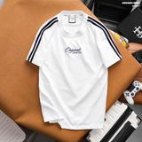  Áo thun nam HEBOZ Twin Stripe slim 3M - 00003094 