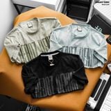  Áo thun Heboz wash logo denim 3M - 00003237 