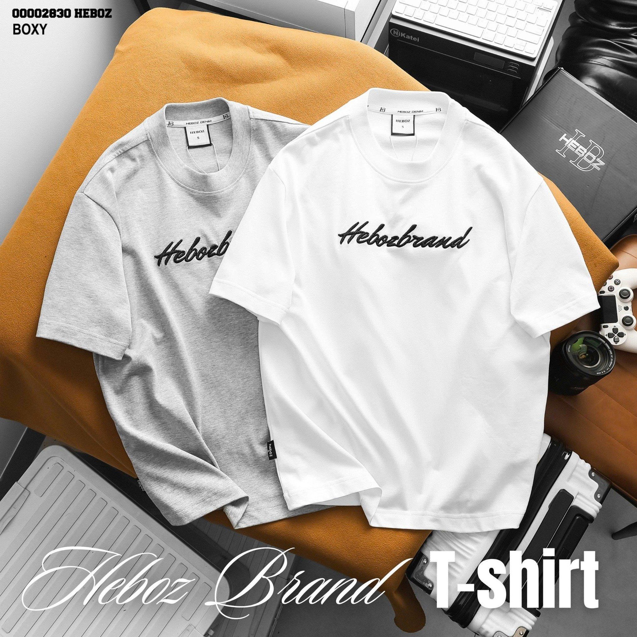  Áo thun nam Heboz brand boxy 2M - 00002830 