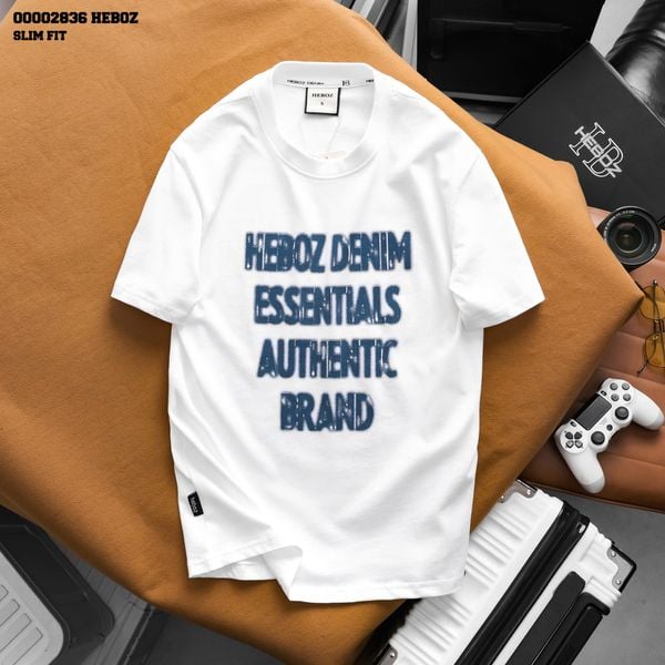  Áo thun nam HEBOZ essentials slim 3M - 00002836 