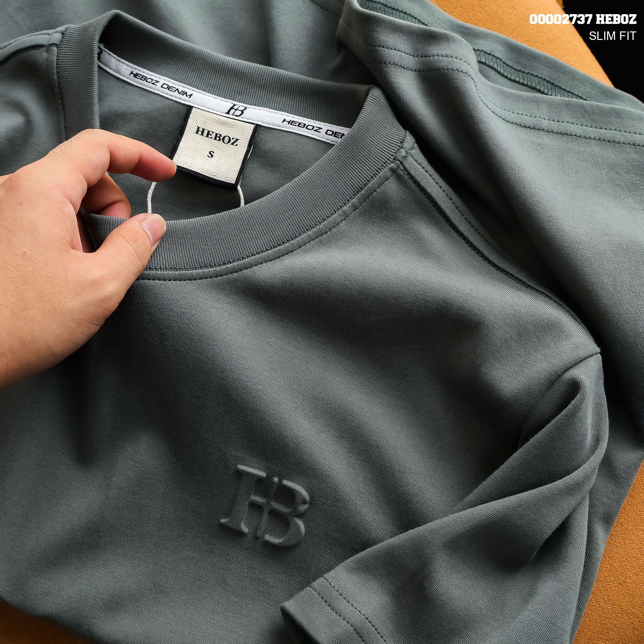  Áo thun nam Heboz logo 5M - 00002737 