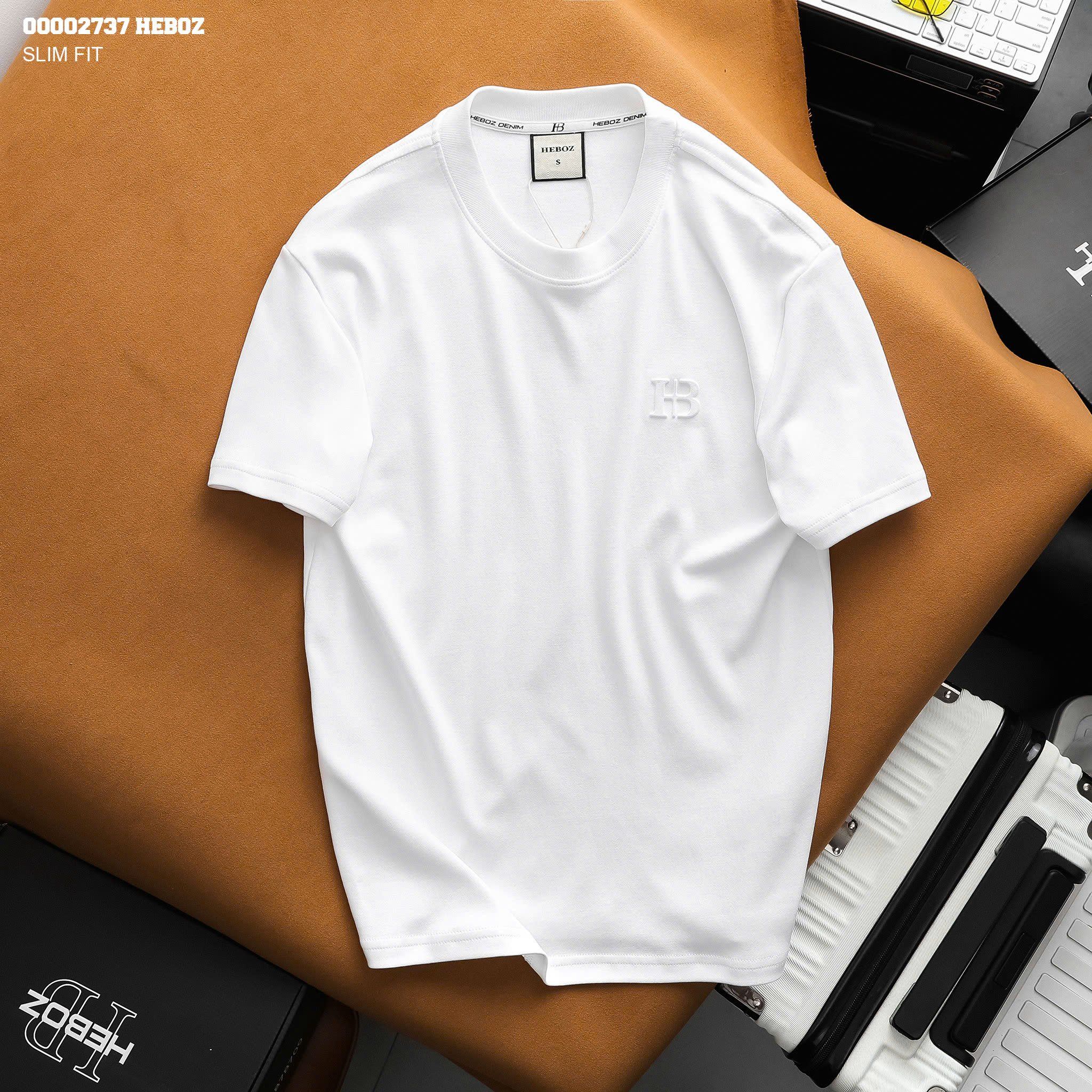  Áo thun nam Heboz logo 5M - 00002737 