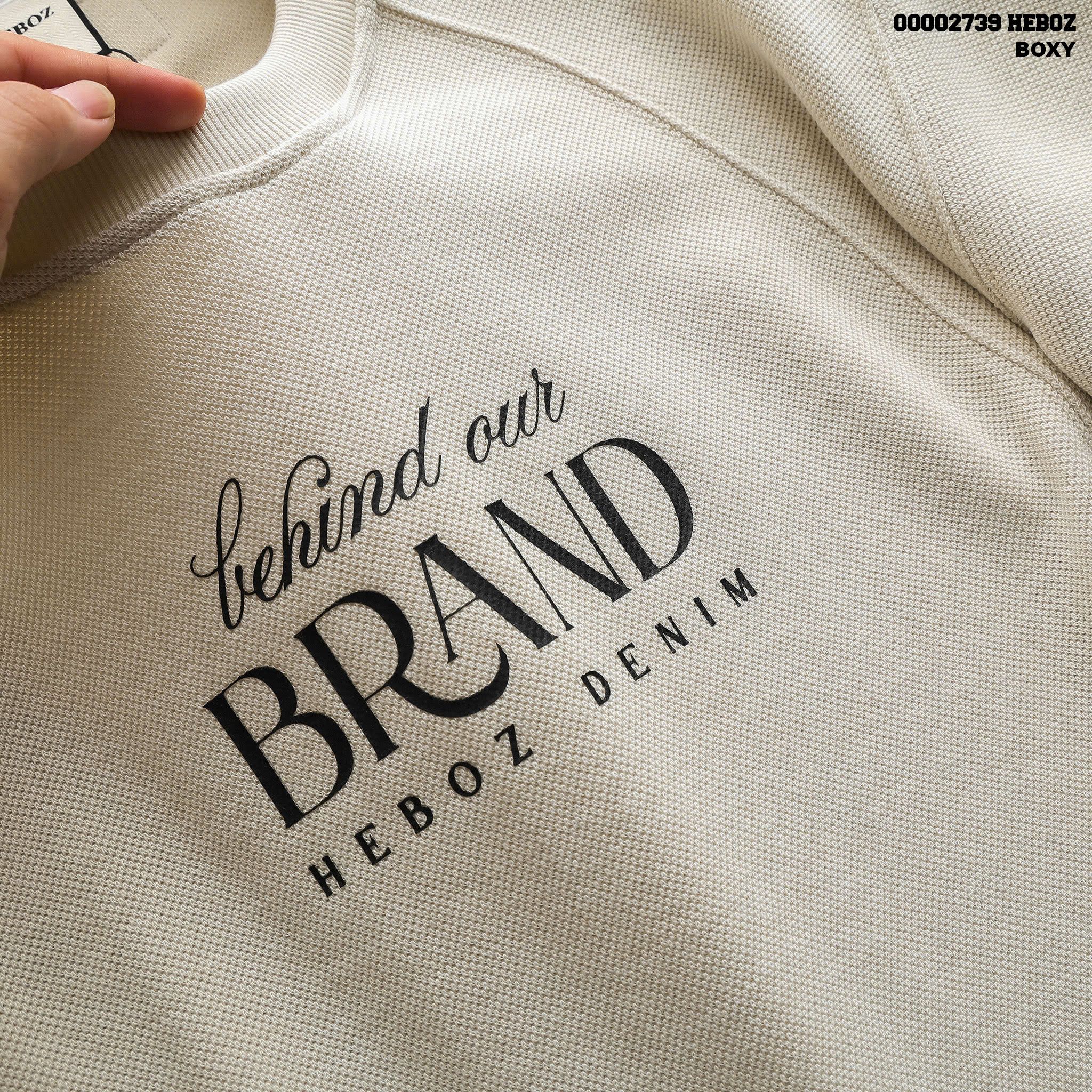  Áo thun nam Heboz pique boxy 2M - 00002739 