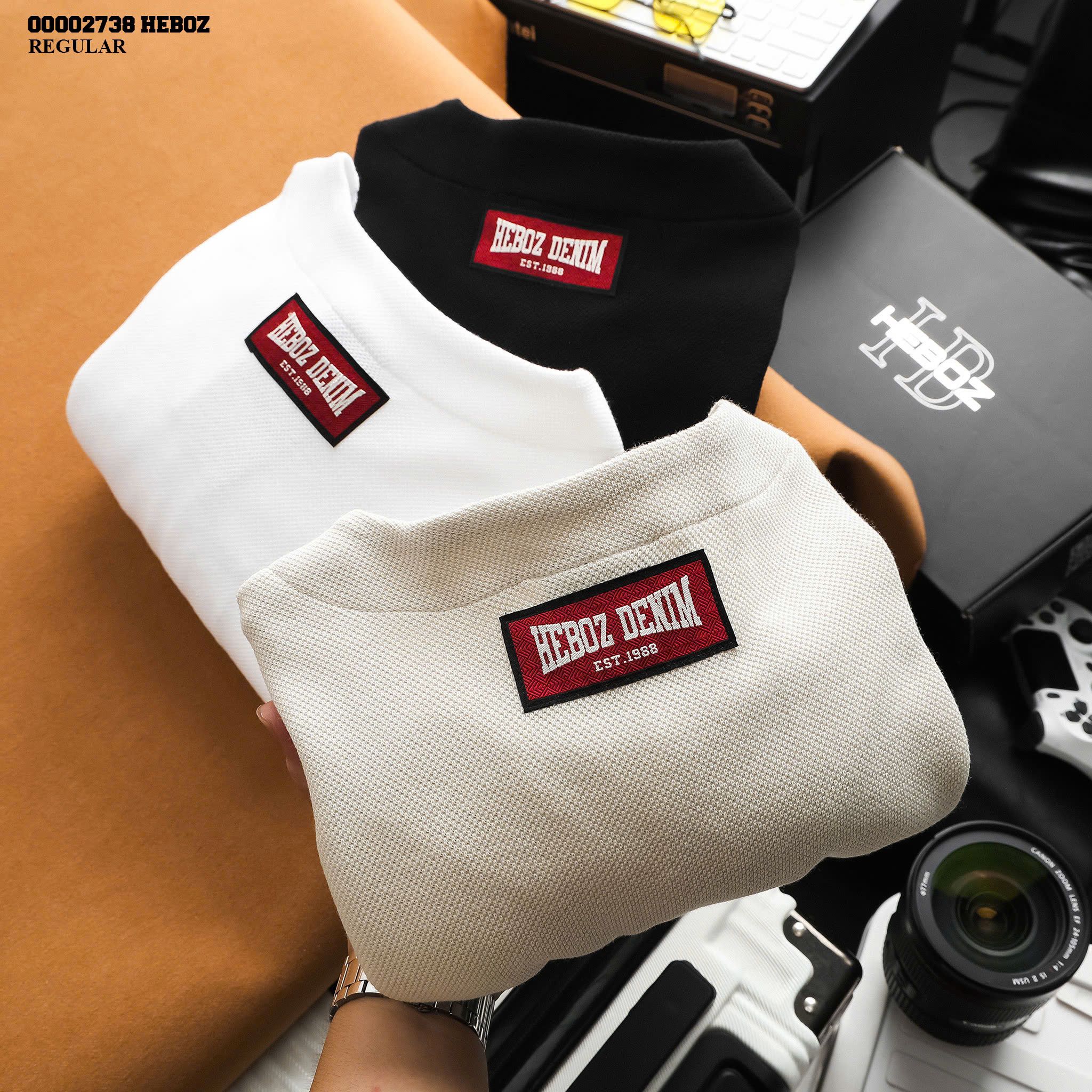  Áo thun nam Heboz pique verona 3M - 00002738 