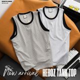  Áo thun nam Heboz tanktop dệt 2M - 00002753 