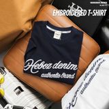  Áo thun nam Heboz thêu chữ 2M - 00002825 