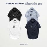  Áo sơ mi nam Heboz ngắn tay Gân chéo 3M - 00002585 