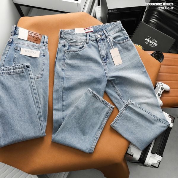 Quần jean nam Heboz dáng suông D060 - 00002892 