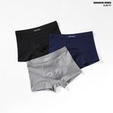  Quần boxer nam Heboz cotton logo 3M - 00002935 